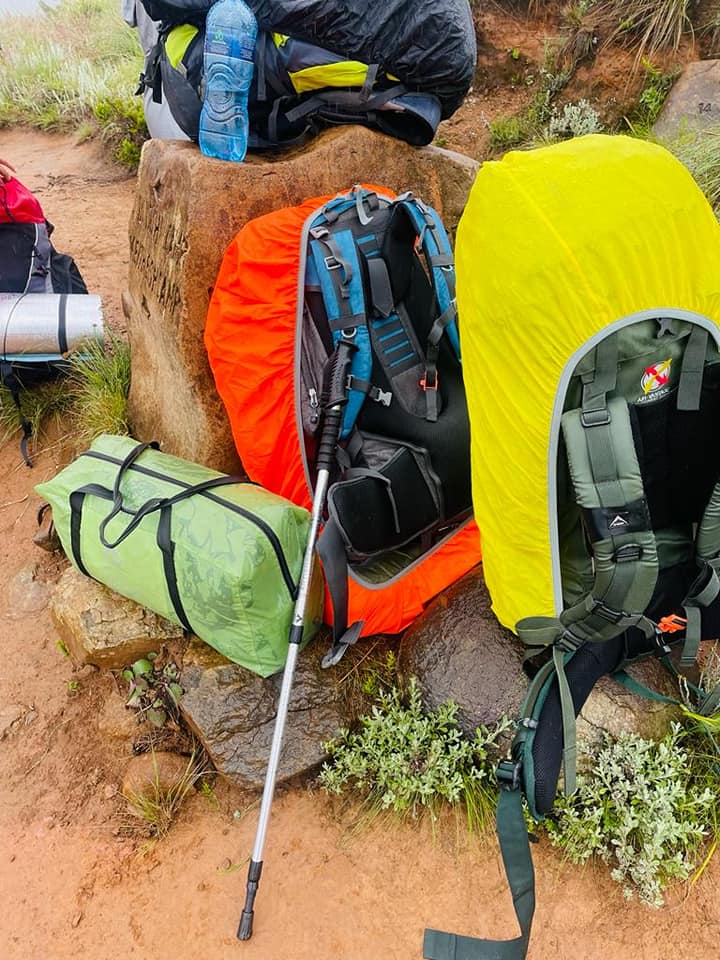 Hiking gear ready